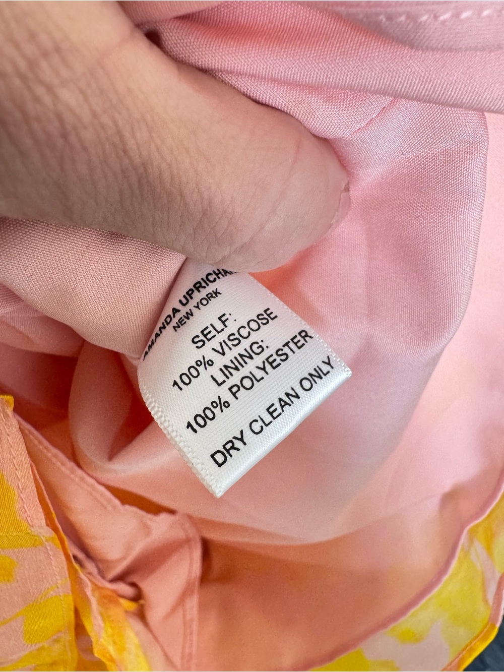 NWT ✨Amanda Uprichard Yellow Floral Tie-Waist Mini Romper Dress Kendra Skort - Picture 7 of 9